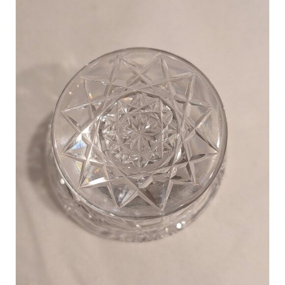 Vintage Crystal Glass Pedestal Candy Dish Candle holder - Picture 12 of 16